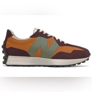 New Balance 327 Madras Orange Burgundy MS327LY1 MENS size 12
